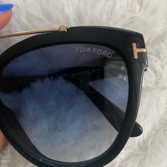 Tom Ford oversized cat eye aviator sunglasses - Picture 4 of 6